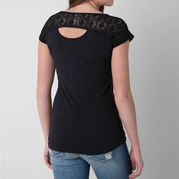 Sinful Celestina T-Shirt - Black Size XS - Picture 2 of 10